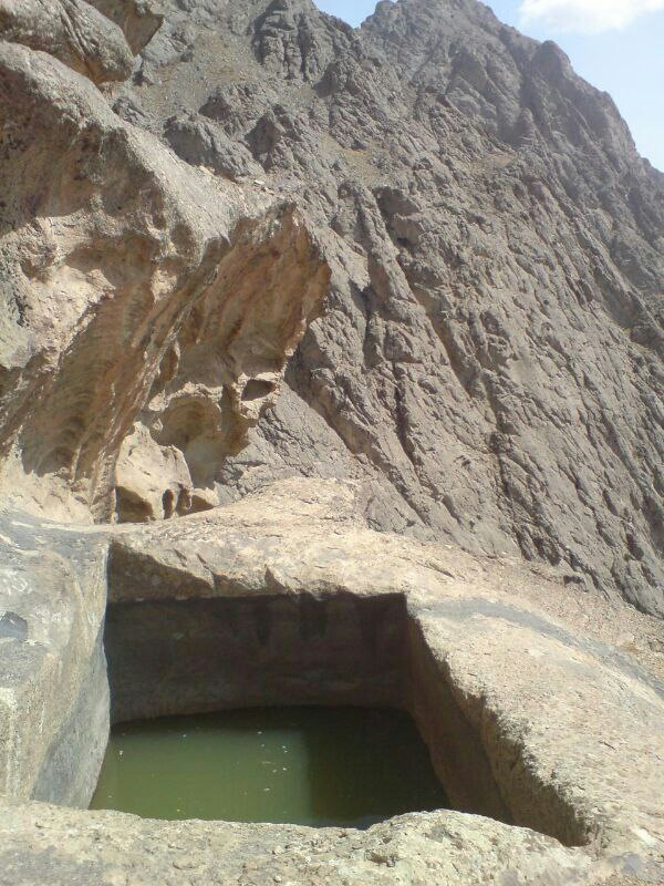 The stone pond of Shahdezh peak