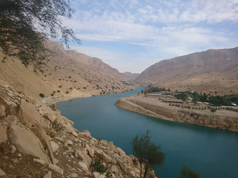 دریاچه_سد_تنظیمی_آریوبرزن،_تنگ_تکاب_بهبهان